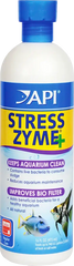 API Stress Zyme Freshwater & Saltwater Aquarium Water Cleaner 16-oz