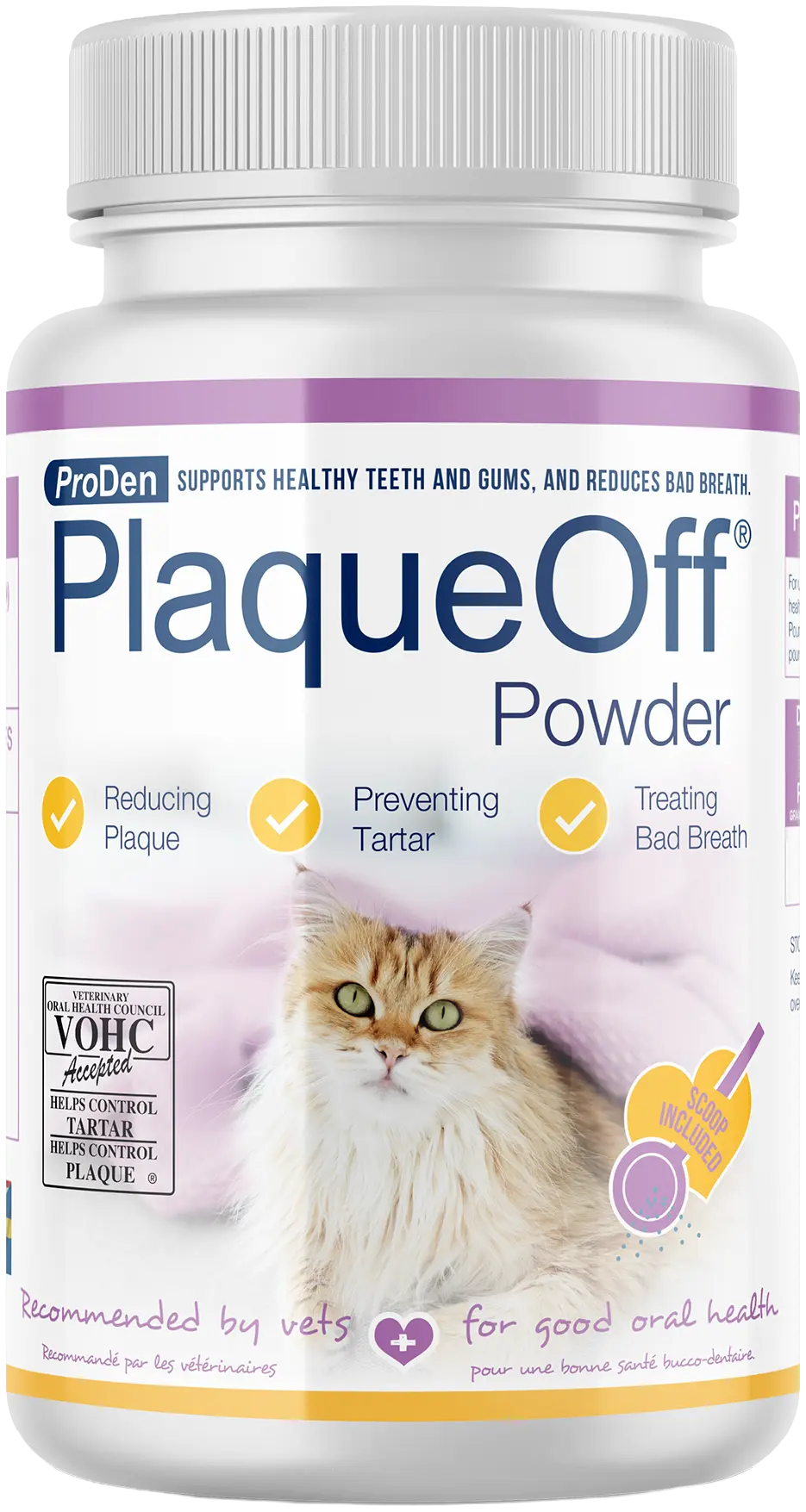 Front of NaturVet Proden PlaqueOff Powder for Cats 40g