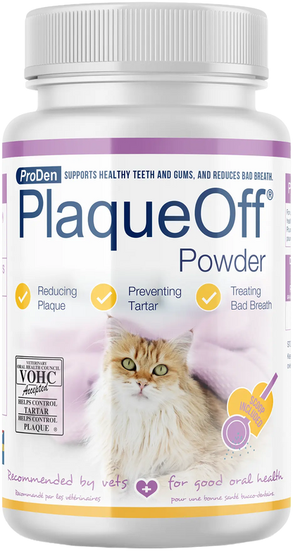 Front of NaturVet Proden PlaqueOff Powder for Cats 40g