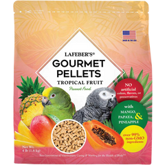 Lafeber Tropical Fruit Gourmet Pellets Parrot Bird Food 4-lb