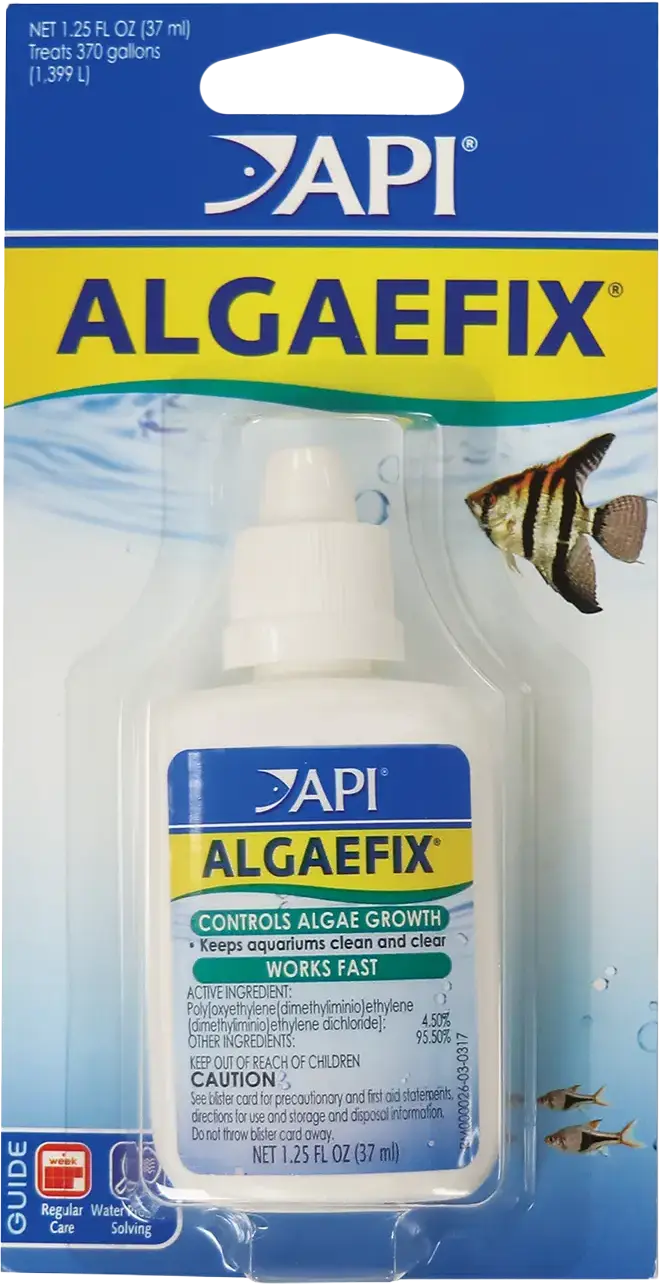 Front of API AlgaeFix Freshwater Aquarium Algaecide 1.25-oz