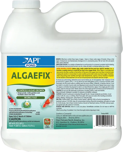 Front of API Pond AlgaeFix Algae Control Solution 64-oz