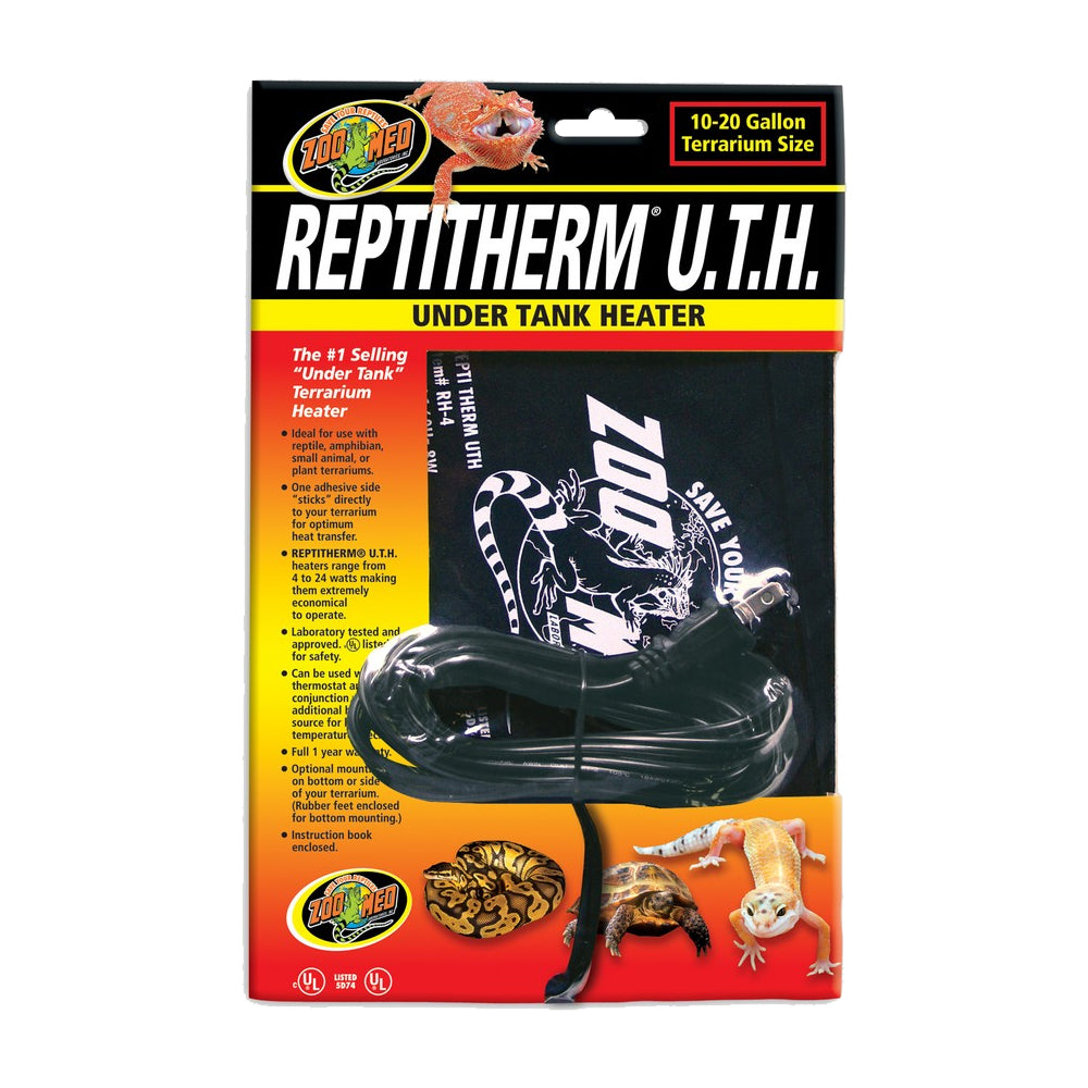 Front of Zoo Med ReptiTherm Under Tank Heater (U.T.H) 8W 6 in X 8 in Small