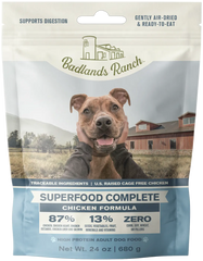 Badlands Ranch Superfood Complete Air-Dried Dog Food Chicken 24-oz