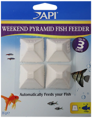 API 3-Days Weekend Pyramid Fish Feeder 4 Count 1.4-oz