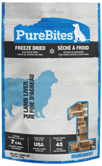 PureBites Lamb Liver Freeze-Dried Dog Treats 1.58-oz