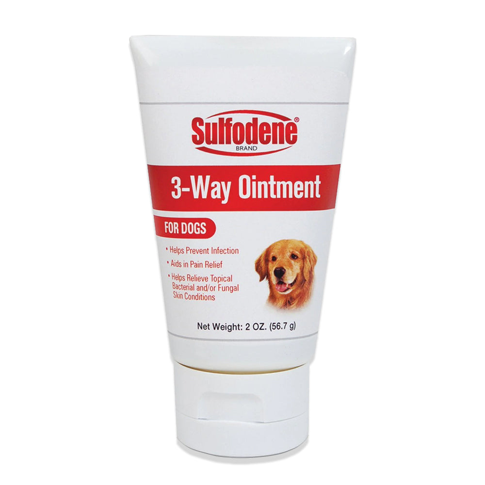 Front of Sulfodene Wound Care 3-Way Ointment for Dogs 2-oz