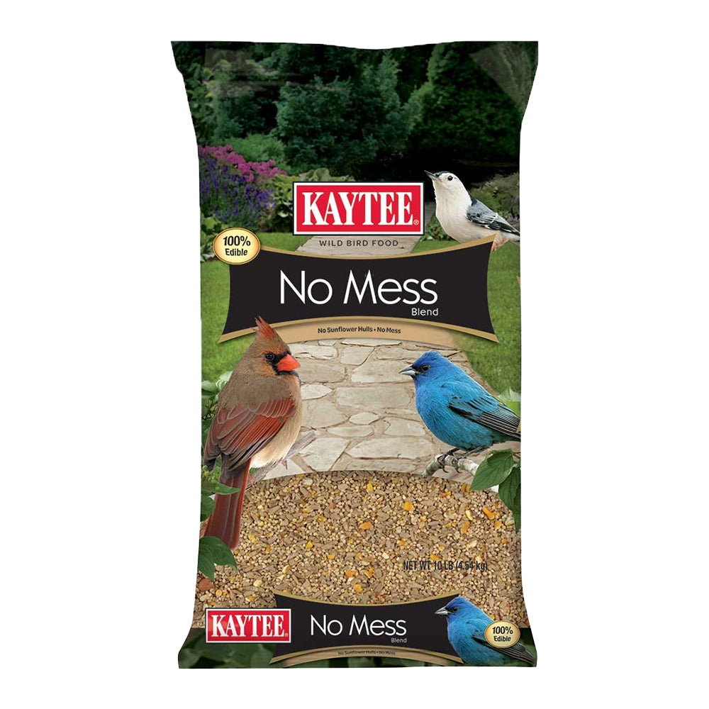Front of Kaytee No Mess Blend Wild Bird Food 10-lb