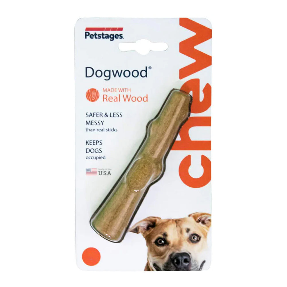 Front of Petstages Dogwood Durable Stick Dog Toy Pettie