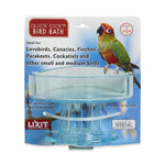 Front of Lixit Quick Lock Bird Bath Green One Size