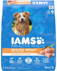 IAMS Healthy Weight Adult Dry Dog Food Chicken 29.1-lb