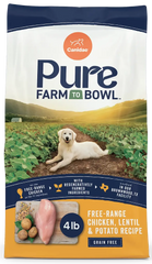 Canidae Pure Goodness Grain-Free Limited Ingredient Adult Dry Dog Food Real Chicken, Lentil & Potato Recipe 4-lb