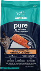 CANIDAE Pure Grain-Free Limited Ingredient Dry Cat Food Premium Recipe with Salmon 5-lb