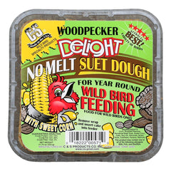 C&S Woodpecker Delight No Melt Suet Dough for Wild Birds 11.75-oz