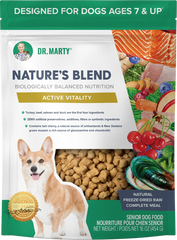 Dr. Marty Nature's Blend Active Vitality Freeze-Dried Raw Senior Dog Food 16-oz