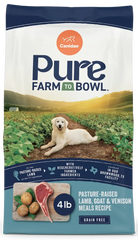 Canidae Pure Goodness Grain-Free Limited Ingredient Adult Dry Dog Food Lamb, Goat & Venison Meals Recipe 4-lb