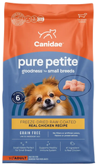 CANIDAE PURE Petite Goodness for Small Breed Freeze-Dried Raw Coated Adult Dry Dog Food Chicken 4-lb