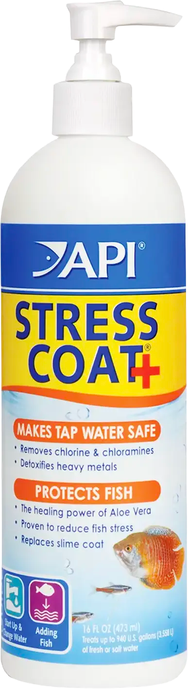 Front of API Stress Coat Remedy with Pump 16-oz