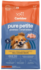 CANIDAE PURE Petite Goodness for Small Breed Freeze-Dried Raw Coated Adult Dry Dog Food Chicken 10-lb