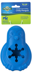 Busy Buddy Chilly Penguin Freezable Treat Holding Dog Toy Blue Medium/Large