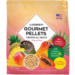 Lafeber Tropical Fruit Gourmet Pellets Conure Bird Food 4-lb