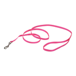 Coastal Single-Ply Nylon Dog Leash Pink Bright 3/8 in X 6 ft