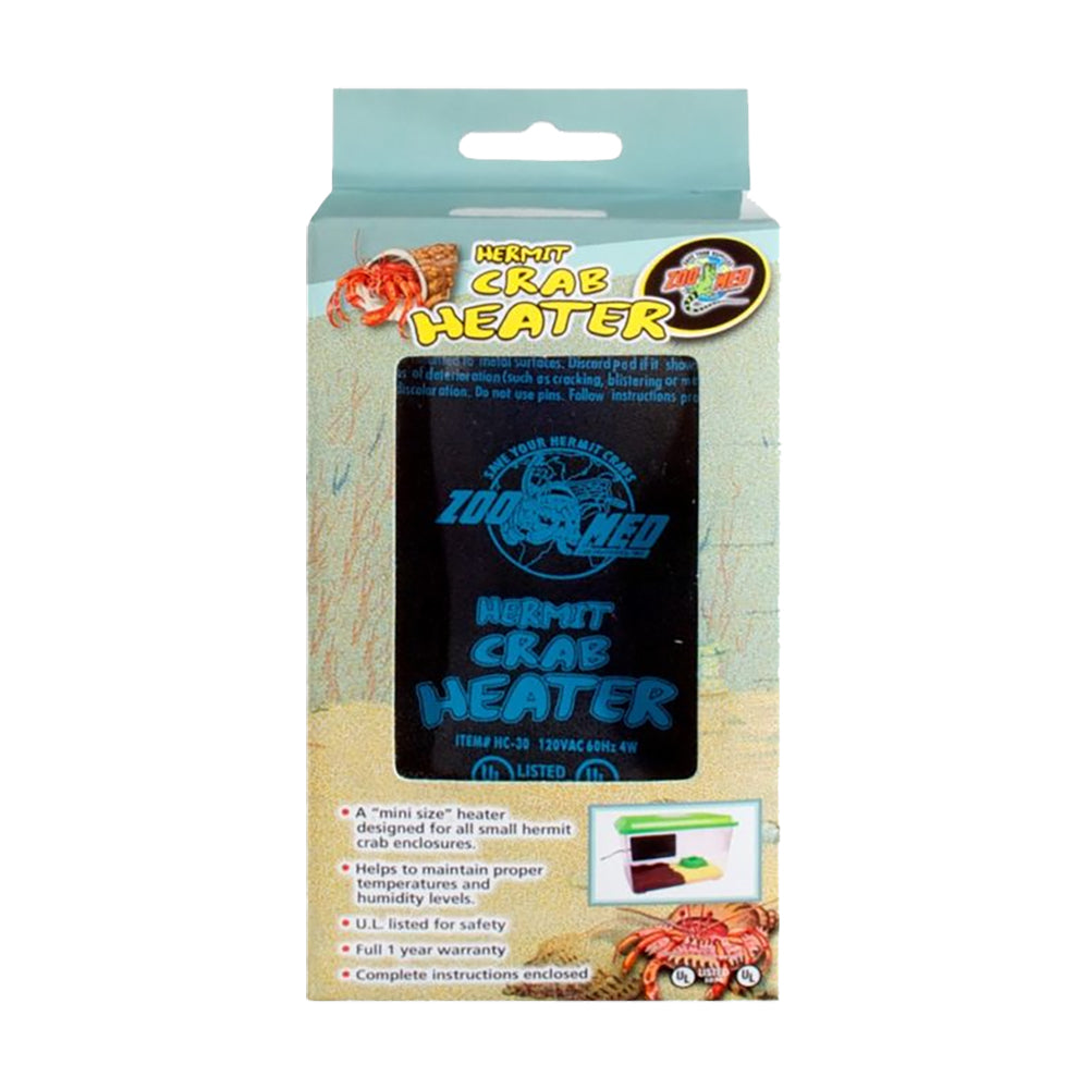 Front of Zoo Med Hermit Crab Heater UL Listed 4W
