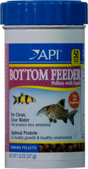 API Bottom Feeder Pellets with Squid Fish Food 1.3-oz