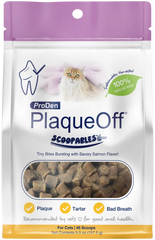 NaturVet ProDen PlaqueOff Scoopables Cat Dental Treats 45 Count 5.5-oz