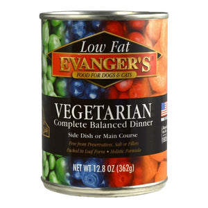 Evanger's Super Premium Wet Dog & Cat Food Vegetarian 12.8-oz, Kwik Pets