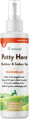 NaturVet Potty Here Training Aid Spray for Puppies 8-oz