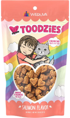 Weruva B.F.F. Toodzies Crunchy Salmon Cat Treats 2-oz
