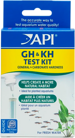 Front of API GH & KH General & Carbonate Hardness Freshwater Aquarium Test Kit