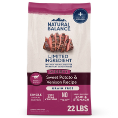 Natural Balance Pet Foods Limited Ingredient Reserve Grain Free Adult Dry Dog Food Sweet Potato & Venison 22-lb