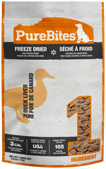 PureBites Duck Liver Freeze Dried Dog Treats 2.6-oz