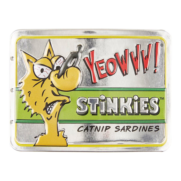 Front of Yeowww! Stinkies Catnip Cat Toy Assorted 3 Count 3-in