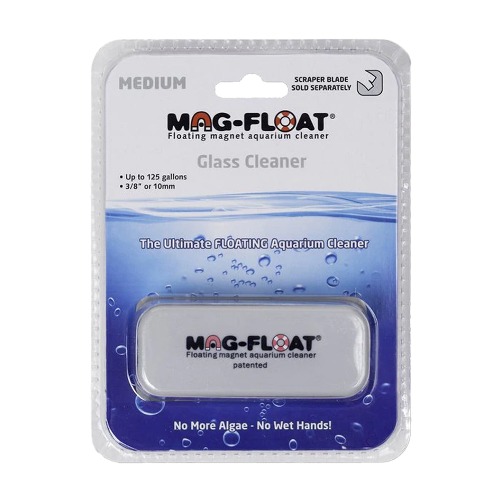 Front of Mag-Float Floating Magnet Glass Aquarium Cleaner Medium