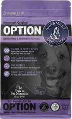 Annamaet Original Option Dry Dog Food Salmon Meal & Brown Rice Formula 12-lb