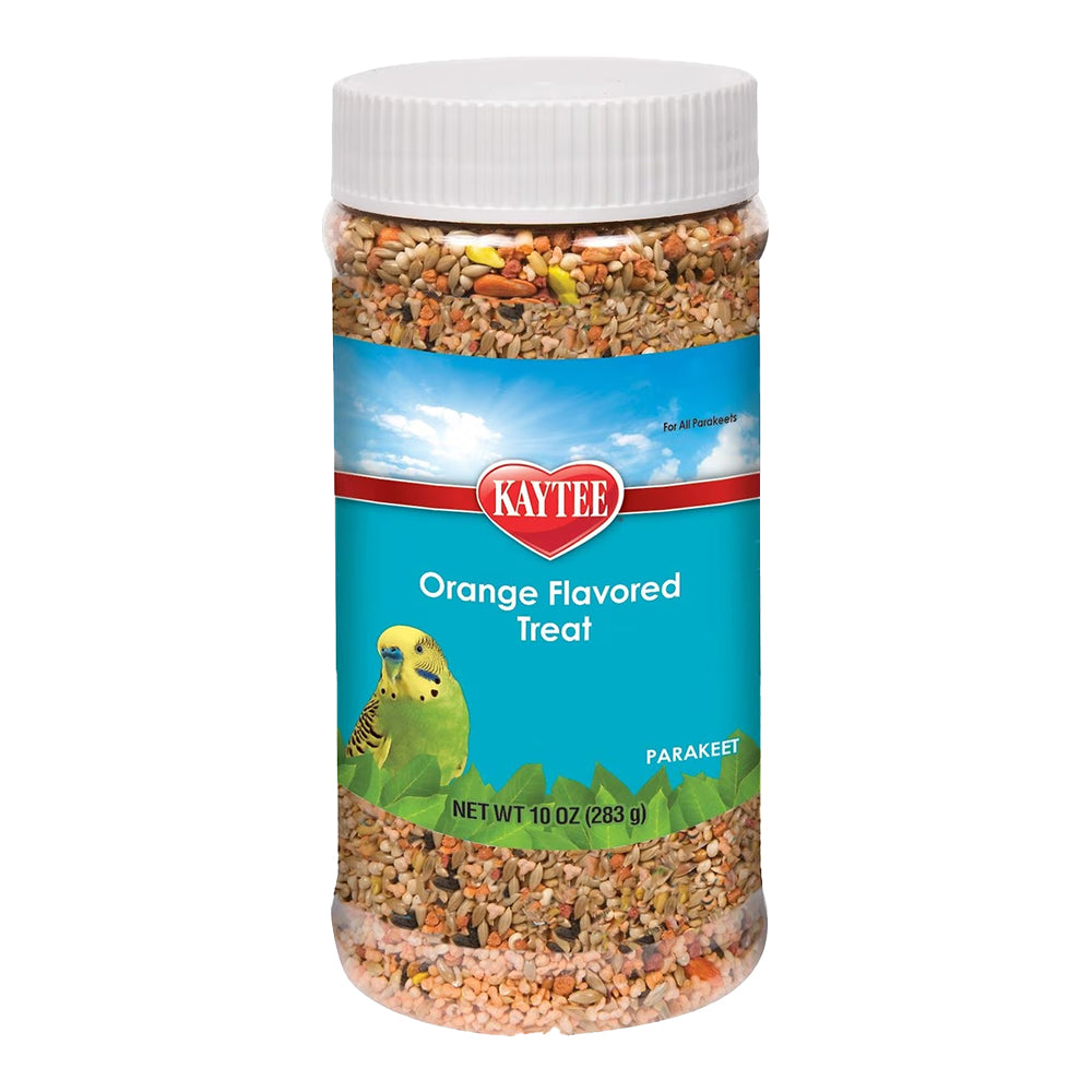 Front of Kaytee Orange Flavored Parakeet Bird Treat 10-oz
