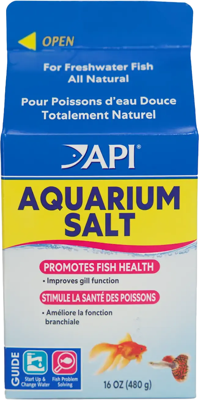 Front of API Freshwater Aquarium Salt 16-oz