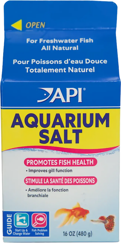 Front of API Freshwater Aquarium Salt 16-oz