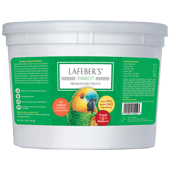 Lafeber Premium Daily Pellets Parrot Bird Food 5-lb