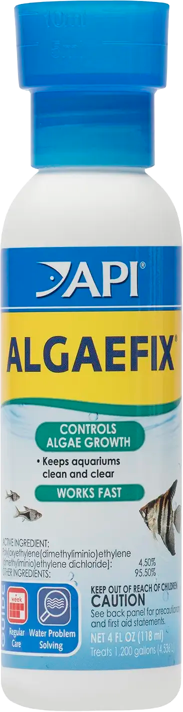 API AlgaeFix Freshwater Aquarium Algaecide 4-oz, Kwik Pets