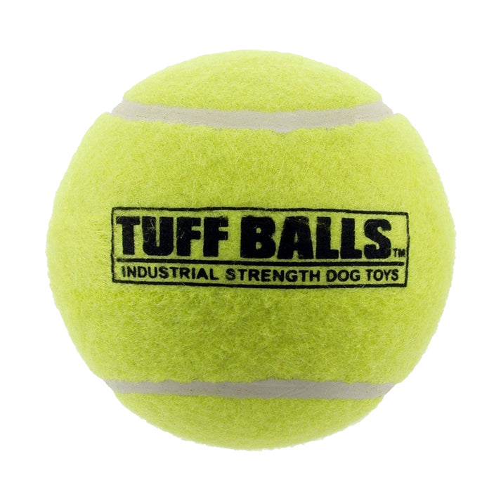 Petsport USA Tuff Ball Dog Toy Yellow, 2.5-in