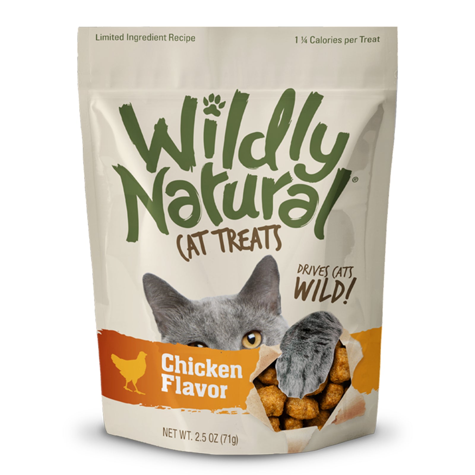 Fruitables Wildly Natural Chicken Cat Treats 2.5-oz, Kwik Pets
