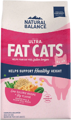 Natural Balance Pet Foods Original Ultra Fat Cats Dry Cat Food Chicken Meal & Salmon Meal 15-lb