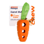Front of Petstages Carrot Stuffer Treat-Dispensing Interactive Dog Toy