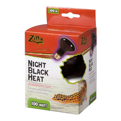 Zilla Night Black Heat Incandescent Spot Bulb 100W