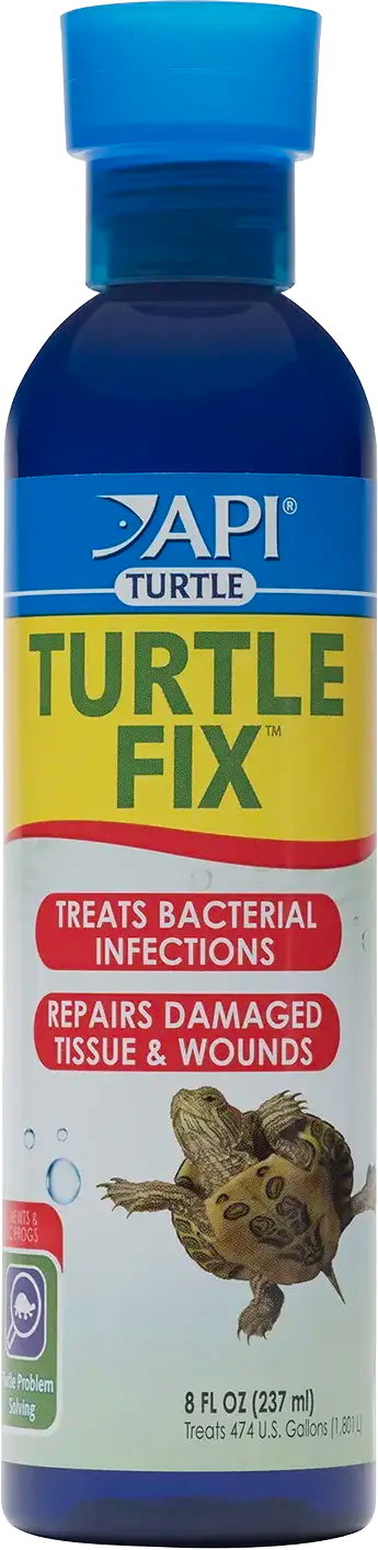 Front of API Turtle Fix Antibacterial Turtle Remedy 8-oz