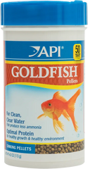 API Goldfish Premium Sinking Pellets Fish Food 4-oz